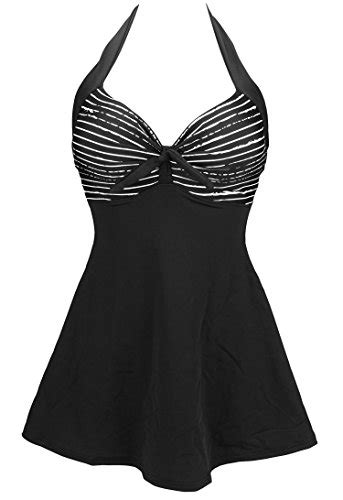Spandex Costume Cocoship Vintage Sailor Pin Up Swimsuit Retro One Piece Skirtini Cover Up