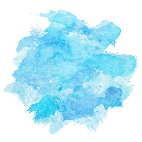 Watercolor Texture With Brush Strokes Vector Brush Stain Draw PNG