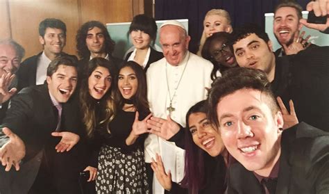 Pope Francis Meets With Youtube Stars To Spread Tolerance And