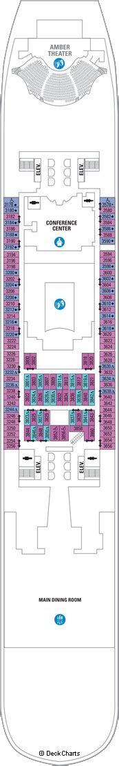 Royal Caribbean Allure Of The Seas Deck Plans Ship Layout Staterooms