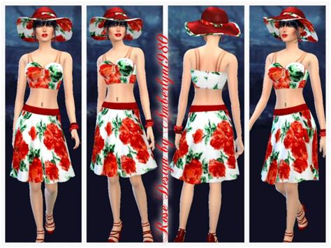 Outfits And Rose Tattoo At Amberlyn Designs Sims 4 Updates