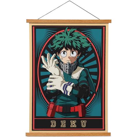 Anime Poster Scroll Deku Poster Anime Canvas Posters Scroll Japanese Wall Decor X Inch Buy
