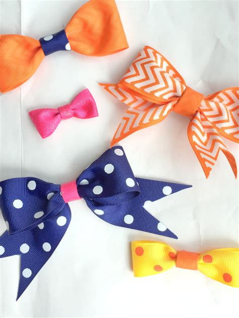 Learn how to make ribbon bows and how to tie a ribbon perfectly. DIY Ribbon Hair bows - Styled by Jess
