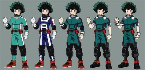 Dekus Hero Costume Evolution By Gigagoku30 On Deviantart