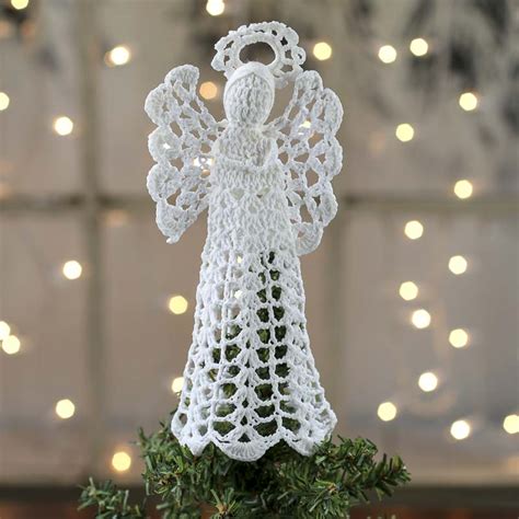 Crocheted Doily Angel - Christmas Ornaments - Christmas ...