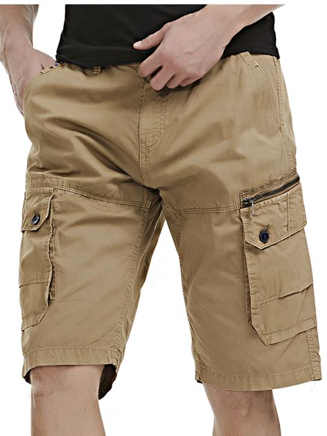 Mens Shorts Cargo Pants Summer Hiking Tactical Casual Outdoor Multi