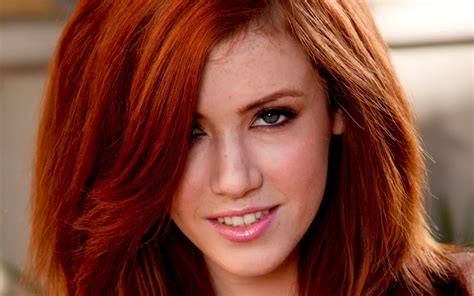 Women Model Redhead Long Hair Face Smiling Women Outdoors Freckles Elle Alexandra Hd Wallpaper