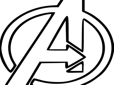 Thingiverse is a universe of things. Avengers logo | Avengers coloring pages, Superhero logo templates