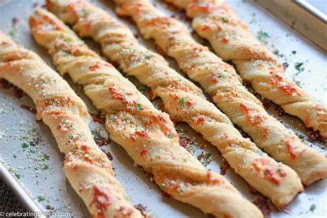 Cheesy Breadsticks Celebrating Sweets