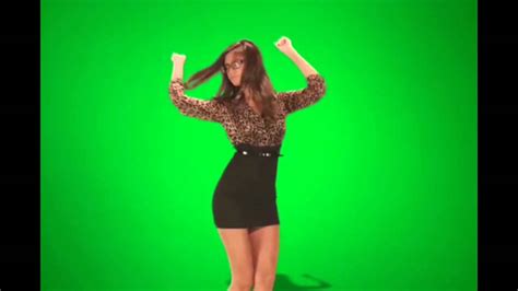 Танцующая дувушка Sexy Dance Girl Green Screen Youtube
