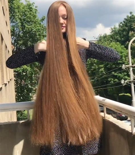 Video Orysyas Massive Mane On The Balcony Realrapunzels Long