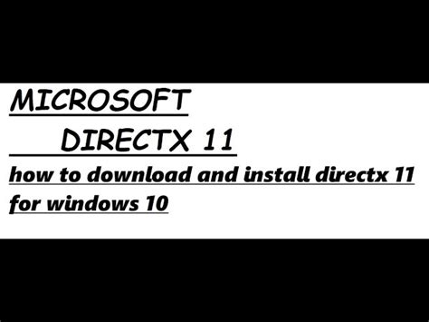 Directx 11 Download Windows 10 64 Bit Setup Dadcad