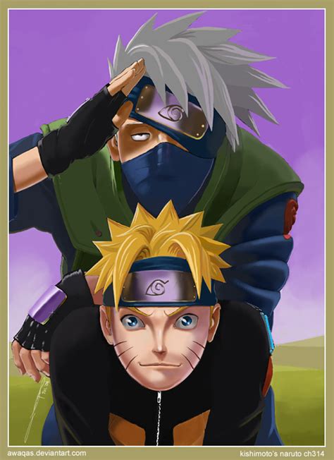 Naruto And Kakashi By Nusantarian Mangahelpers