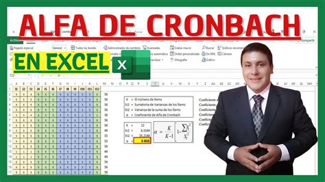 Calcular E Interpretar El Alfa De Cronbach En Excel Descargar