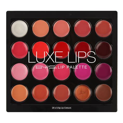 Luxe Lips 20 Piece Lip Palette Bys Cosmetics