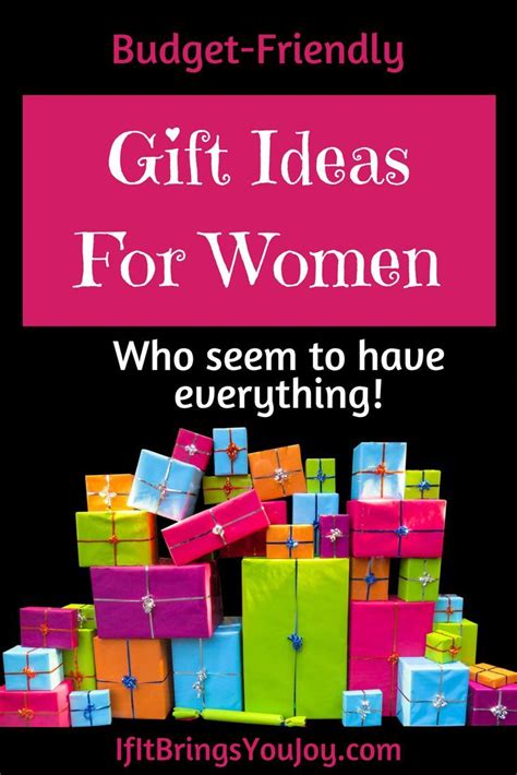 Maybe you would like to learn more about one of these? 75+ Gift Ideas for Women Who Have Everything | Birthday ...