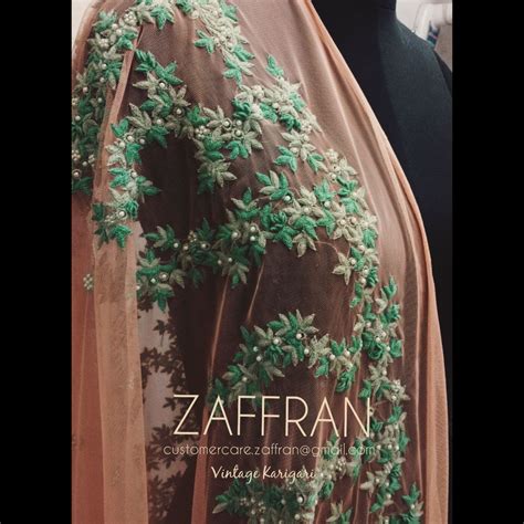 hand embellished dupatta by zaffran zaffranlabel contact cu asian outfits