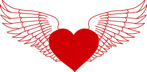 Clipart - Flying Heart png image