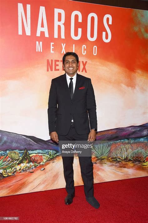 Tenoch Huerta Attends Netflixs Narcos Mexico Season 1 Premiere At News Photo Getty Images