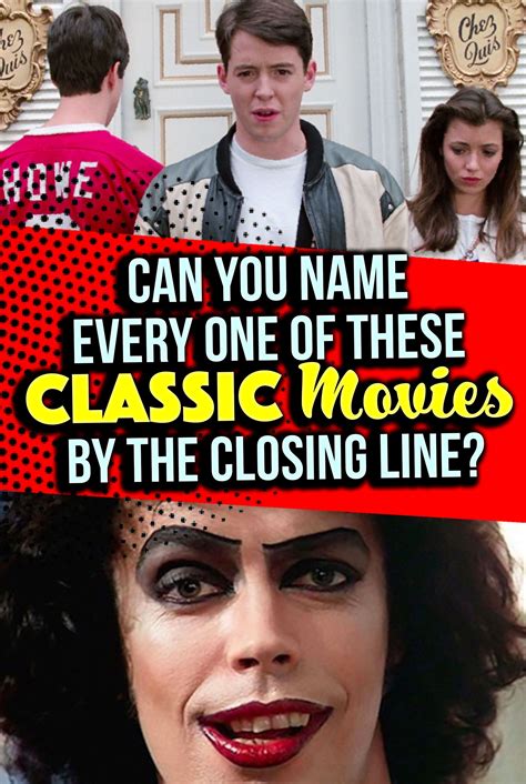 Quiz Can You Name These Classic Movies By The Last Line Of Dialogue Classic Movies Rocky
