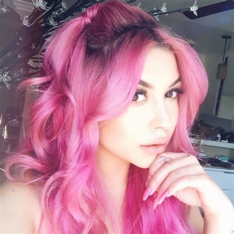 🌸🌺 At 💭 Hair Color Pink Prom Hairstyles For