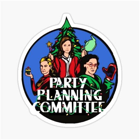 Party Planning Committee T Shirt Sticker For Sale By 4youshirt