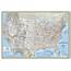 United States Classic Enlarged Wall Map 6925 X 48 Inches By National 