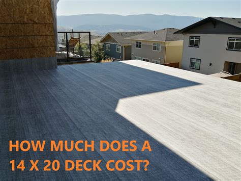 Let the pros do it. How Much Does A 14x20 Deck Cost | Econodek Vinyl Decking