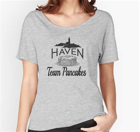 Haven Team Pancakes Women S Relaxed Fit T Shirt Haven Syfy Inspired Tee Best Friend Shirts