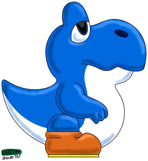 Blue Baby Yoshi By Random Drawer357 On Deviantart