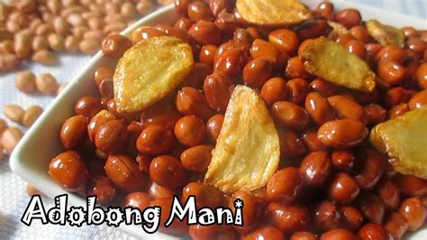 Adobong Mani Recipe Salted Peanut With Garlic Fried Peanut Youtube