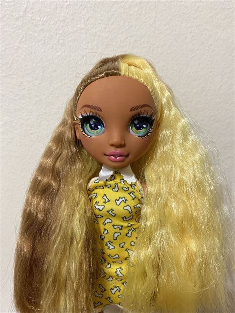 Rainbow High Doll Sunny Madison Yellowbrown Hair Ooak Custom