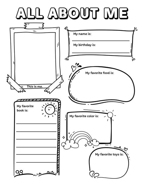 10 Best Free Printable For 3 Graders All About Me Posters All About Me Poster All About Me
