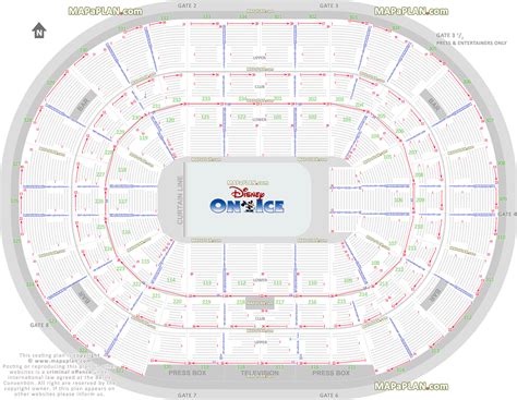 Chicago United Center seating chart - Disney on Ice show setup review