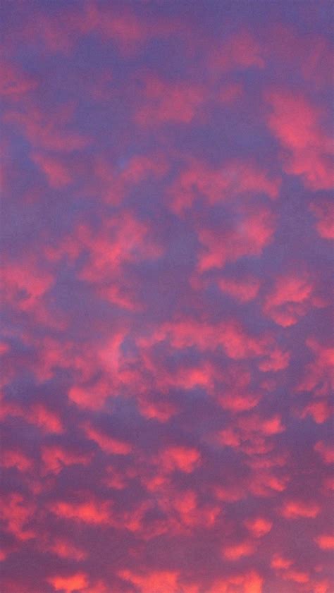 Cloud Sky Sunset Pattern Red Iphone Wallpapers Free Download