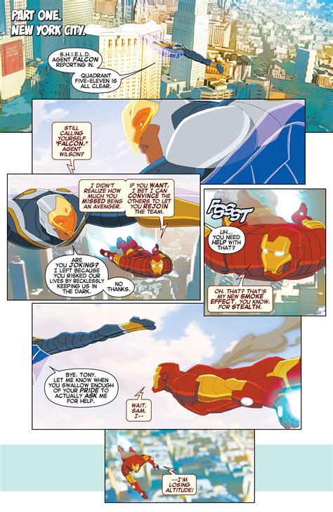 Read Online Marvel Universe Avengers Assemble Civil War Comic Issue 3