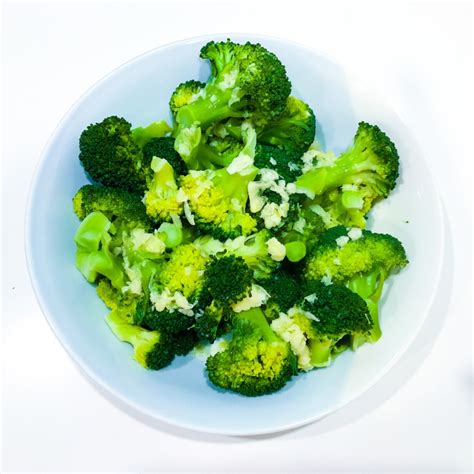 Blanched Broccoli With Lemon And Garlic — Healthy Happy Wonderful