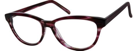 Purple Acetate Full Rim Frame With Spring Hinges 1038 Zenni Optical Eyeglasses Square