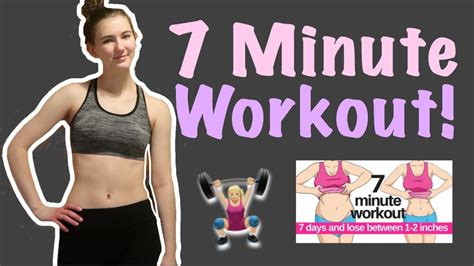 I Tried The 7 Minute Workout Challenge For 7 Days Does It Really Work Youtube