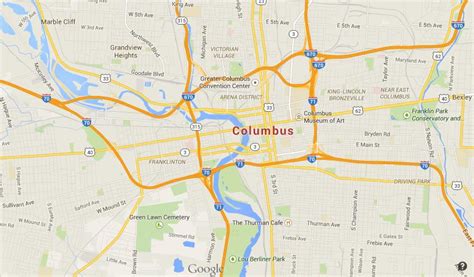 Map Of Columbus