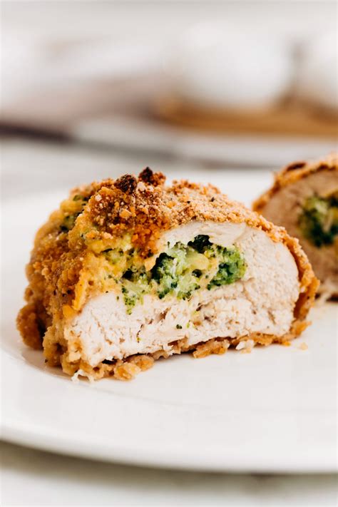 Broccoli Cheese Stuffed Chicken Rolls Easy Peasy Meals