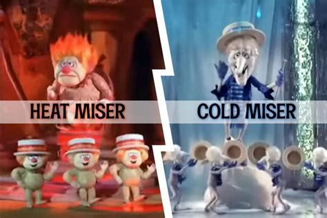 Heat Miser And Snow Miser See The Classic Song Video And Get The Lyrics 1970s Click Americana