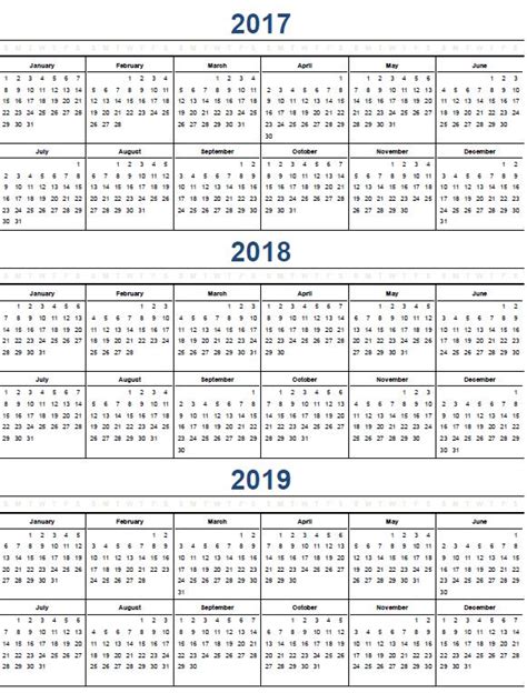 Printable Calendar 2017 Home Life Weekly