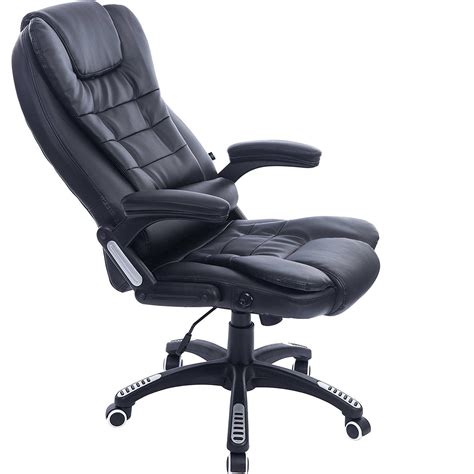 Executive Recline High Back Extra Padded Office Chair Black Daals