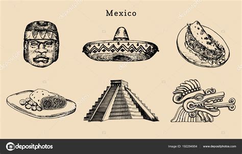 Imágenes Aztecas Cultura Elaborado Conjunto Atractivos Turísticos