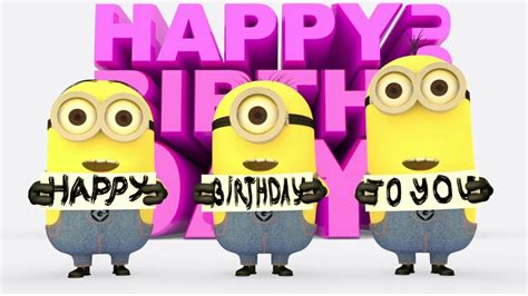 Happy Birthday Images Minions Happy Birthday Song Happy Birthday