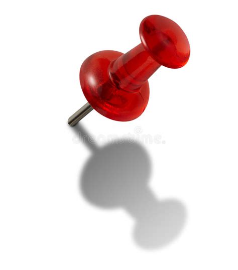 Red Push Pin Stock Image Image Of Macro Single Close