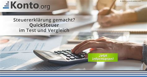Wie fair ist ihr konto? Quicksteuer im Test und Vergleich