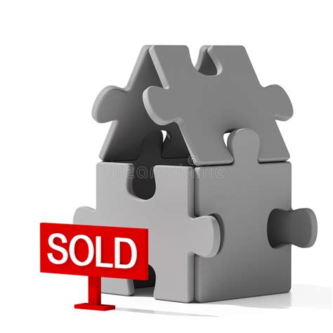 New Home Sold Sign Stock Illustration Illustration Of Financing