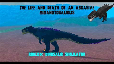 An Abrasive Defeat Roblox Dinosaur Simulator Youtube